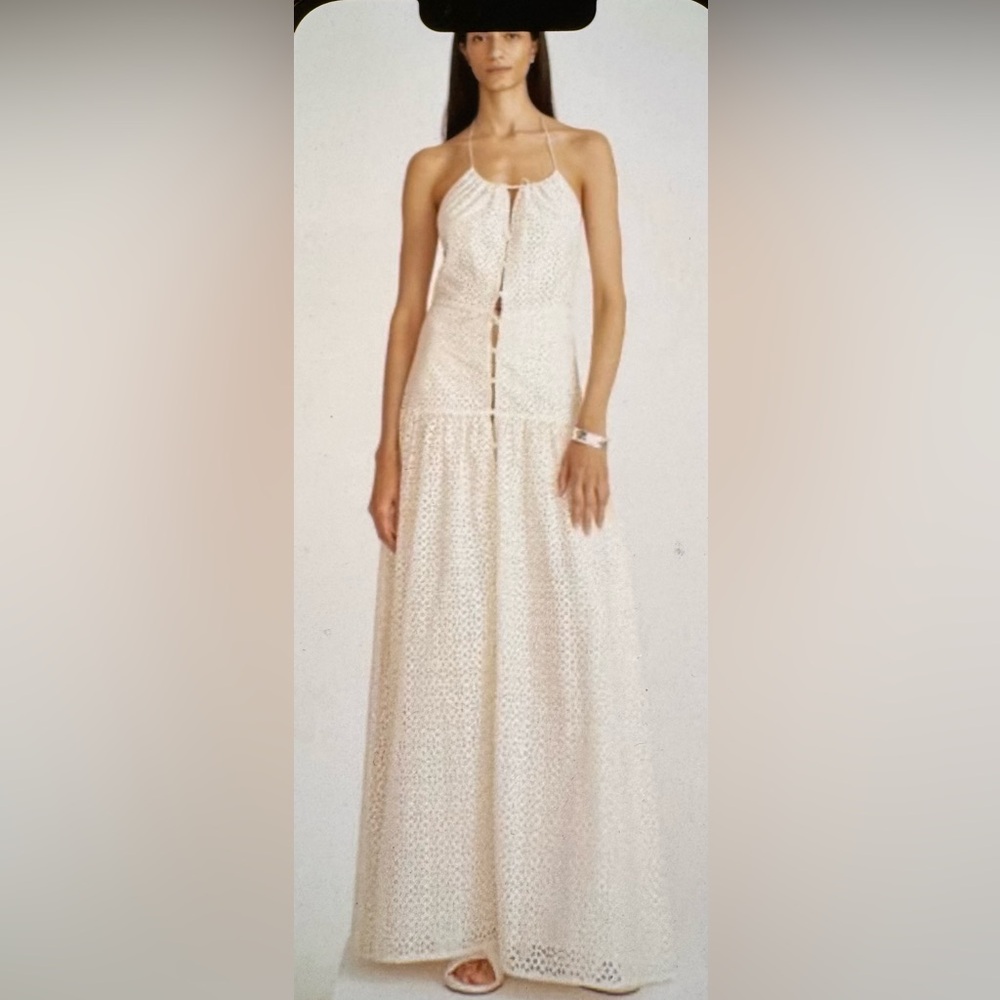 J Crew Collection Anguilla Halter Dress